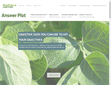 Tablet Screenshot of answerplot.com